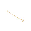 EXTENSIÓN CADENA PRISMA 1 CON BROCHE EN ORO 18K