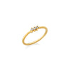 ANILLO 3 PIEDRAS: DIAMANTES EN ORO 18K