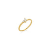 ANILLO DIAMANTES MARQUISE Y BRILLANTE EN ORO 18K