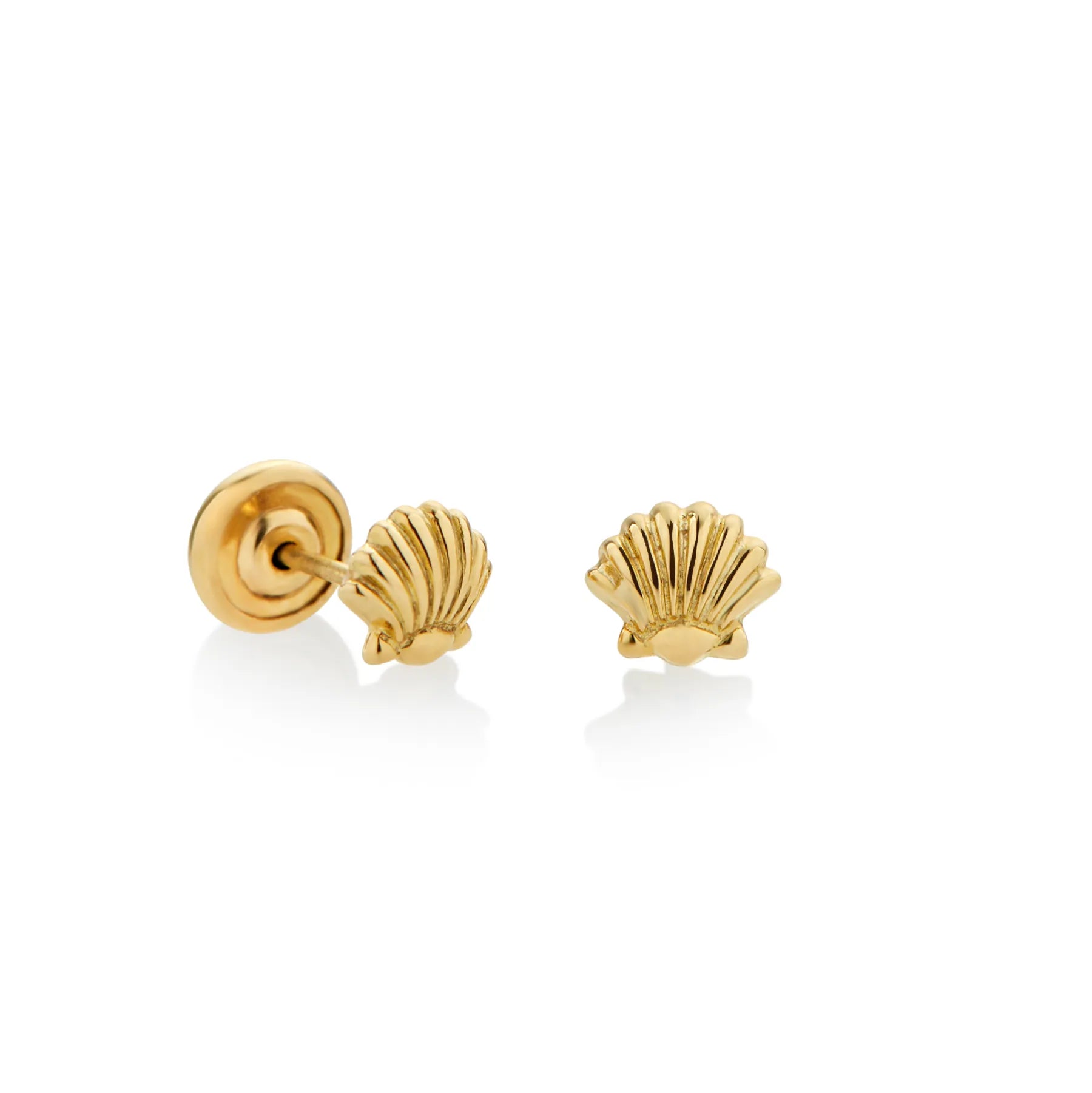 ARETES BEBÉ CONCHITA MARINA EN ORO 18K - Gallery 2