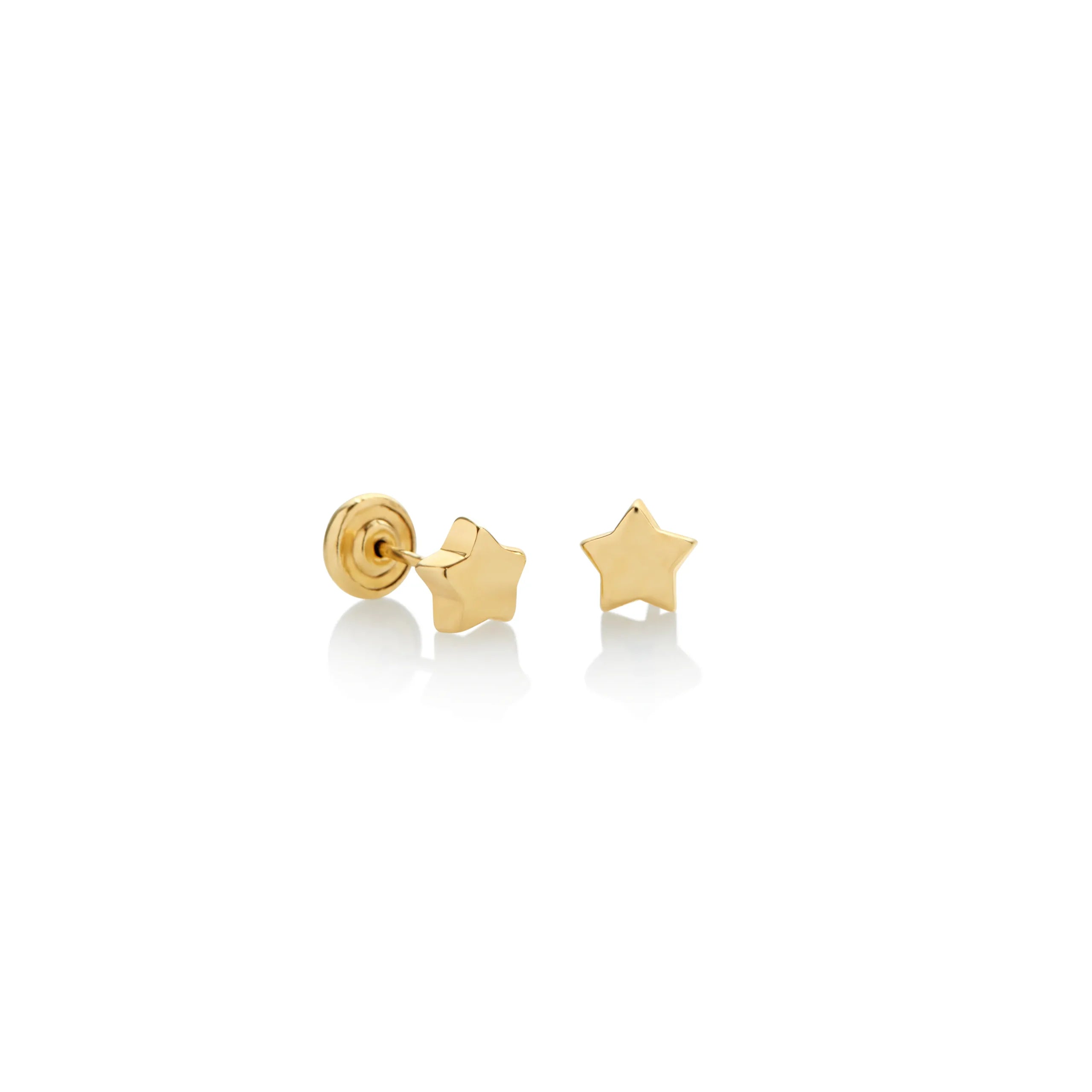 ARETES BEBÉ ESTRELLA EN ORO 18K - Gallery 5