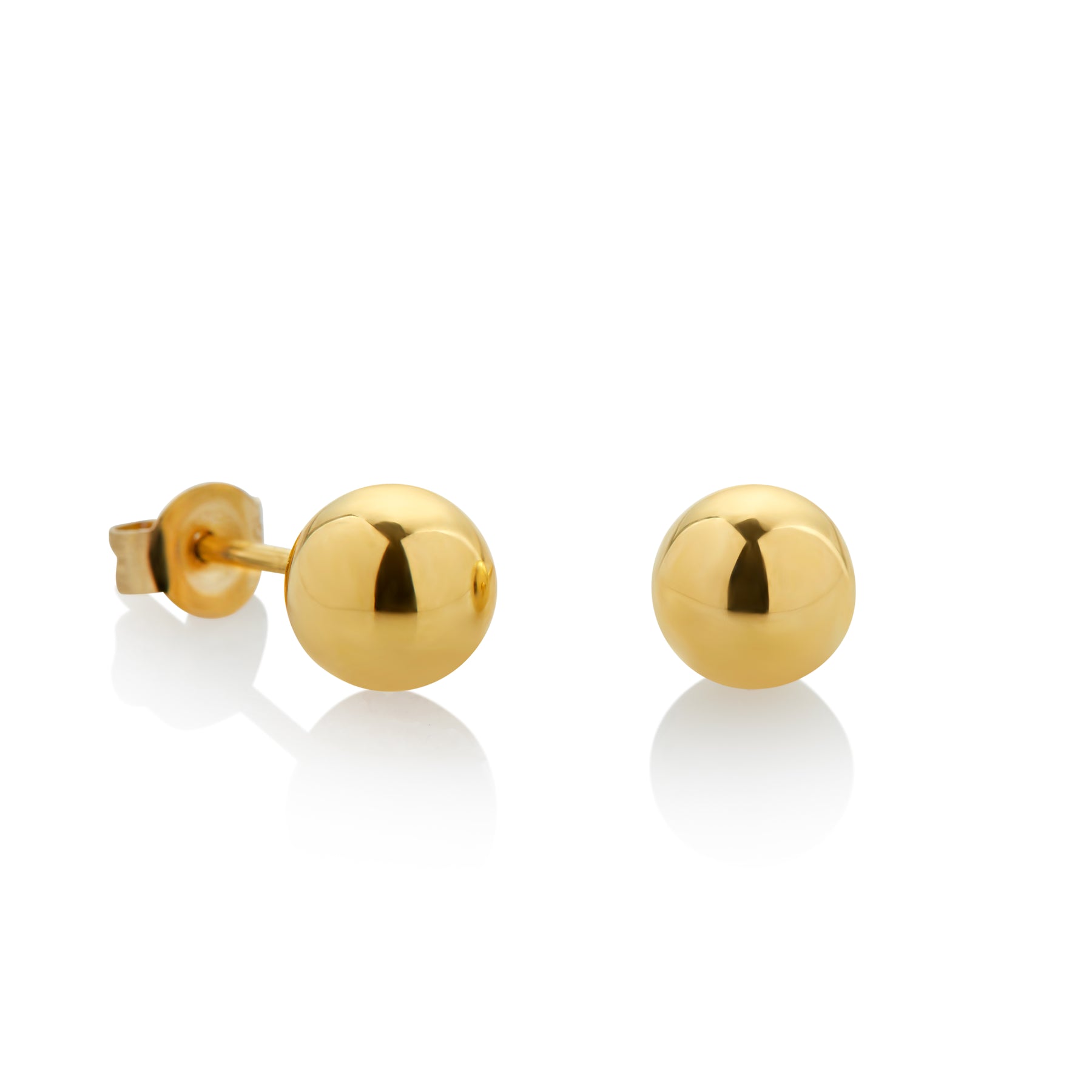 ARETES BOLA EN ORO 18K - Gallery 3