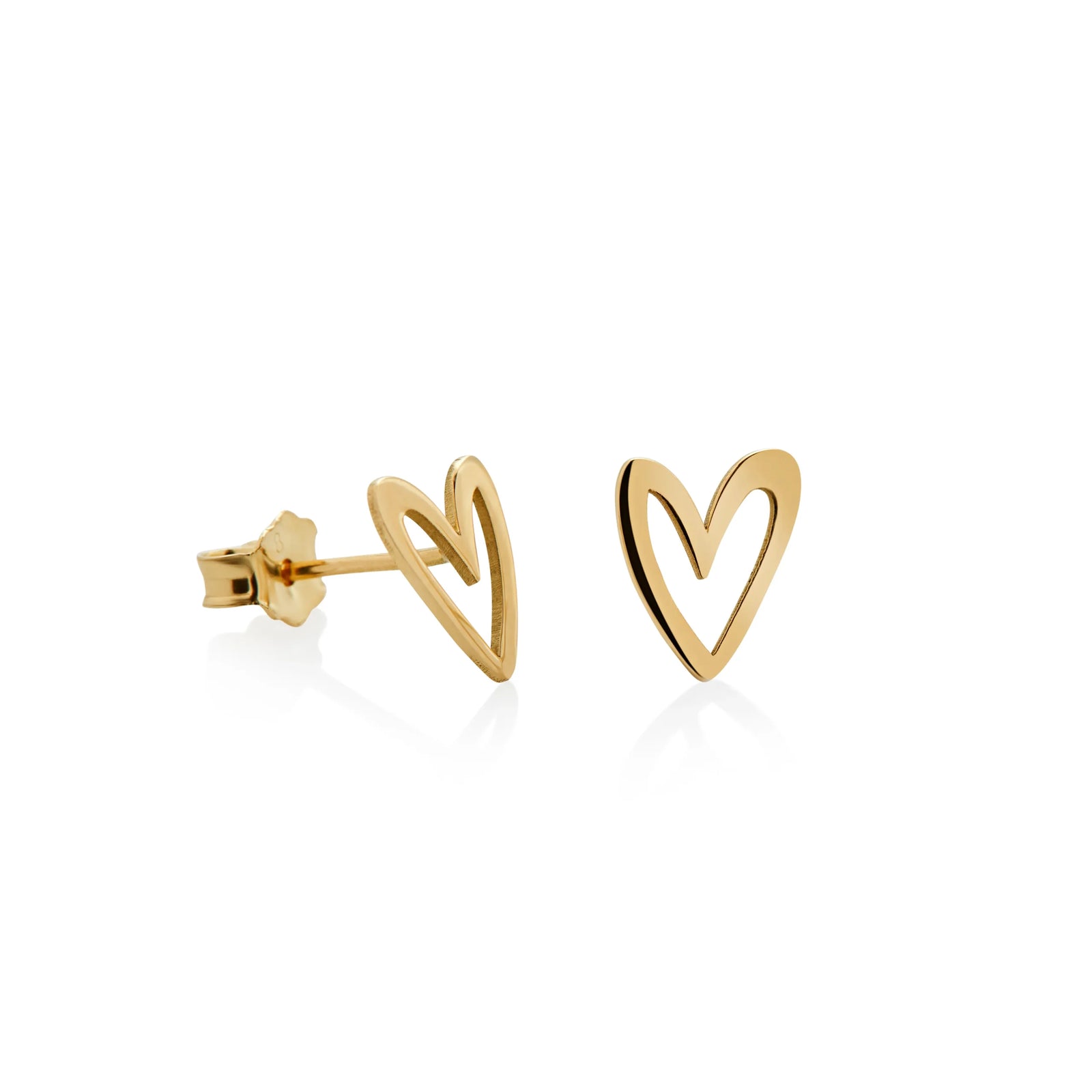 ARETES CORAZÓN VITA EN ORO 18K - Image 1