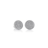 ARETES DIAMANTES BORDE ENTORCHADO EN ORO BLANCO 18K