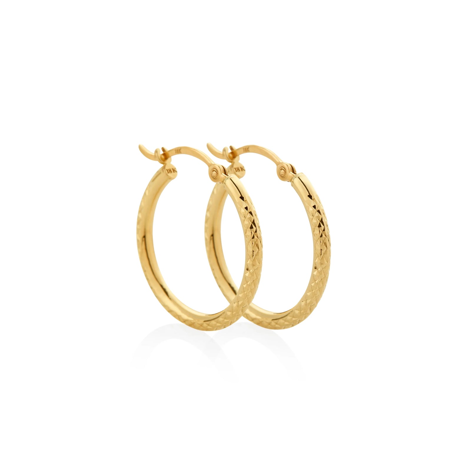 ARGOLLAS DIAMANTADA EN ORO 18K - Image 1