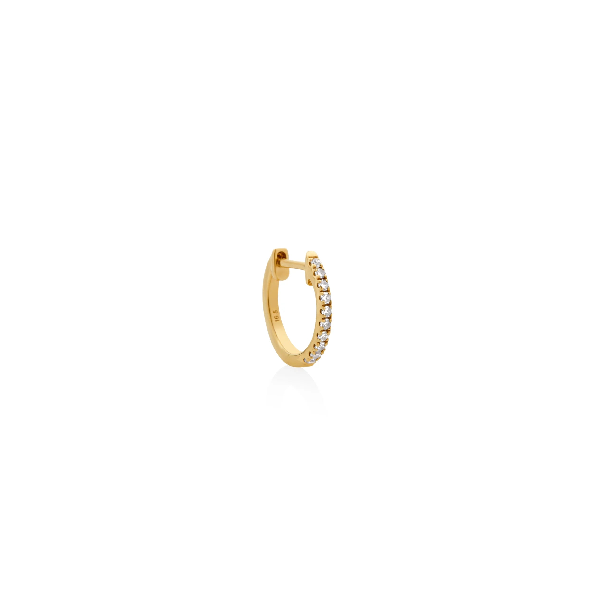 ARGOLLAS PIERCING DIAMANTES EN ORO 18K - Gallery 1