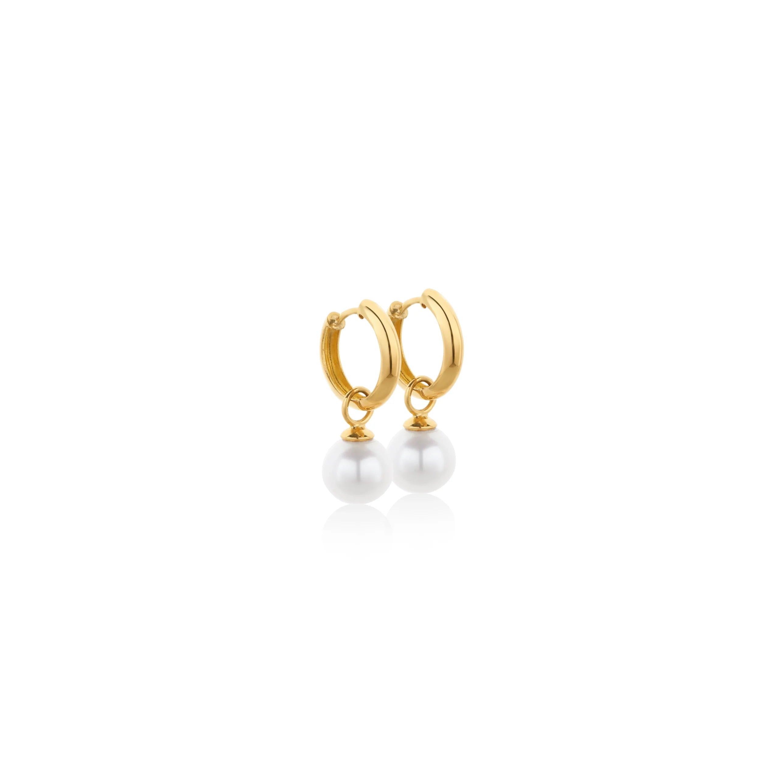 ARGOLLAS CON PERLA GRANDE EN ORO 18K - Gallery 1