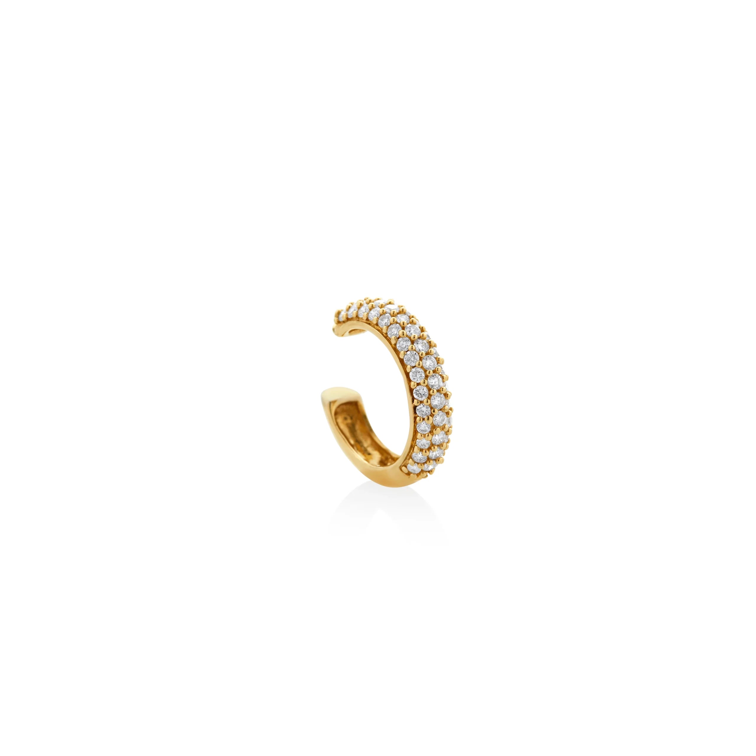 EAR CUFF C CON DIAMANTES EN ORO 18K - Gallery 1