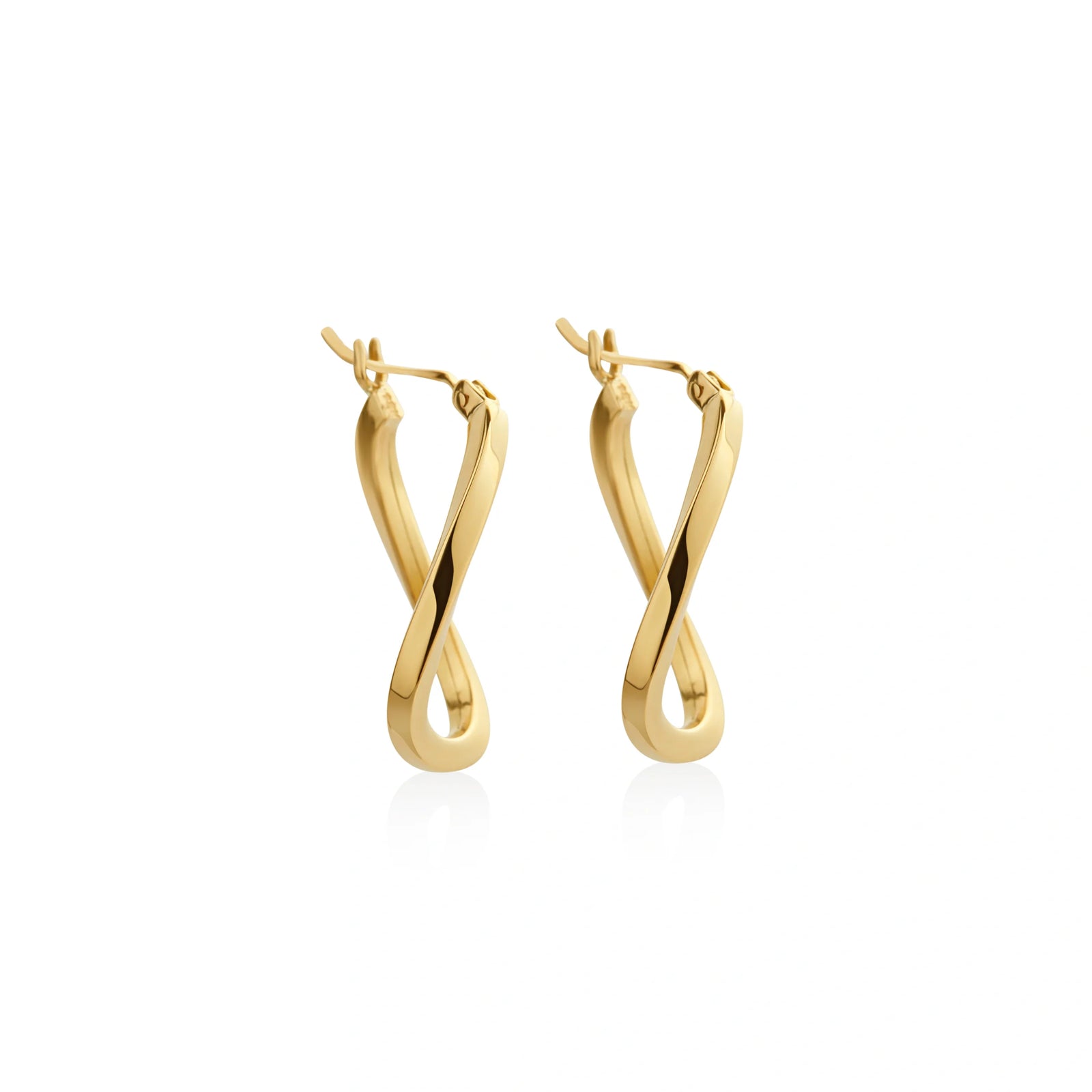 ARGOLLAS ONDEADAS EN ORO 18K - Image 1