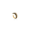 EAR CUFF DIAMANTES NEGROS Y DIAMANTES EN ORO 18K