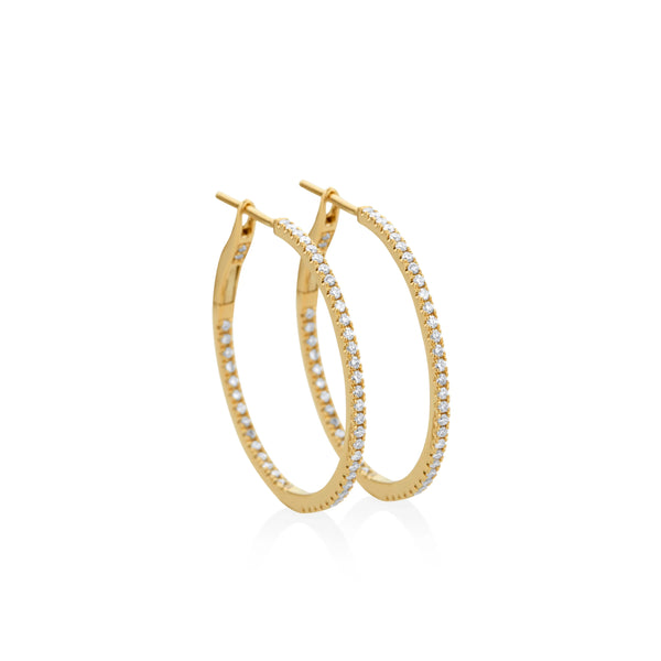 ARGOLLAS DIAMANTES INSIDE OUT 0.44CT EN ORO 18K