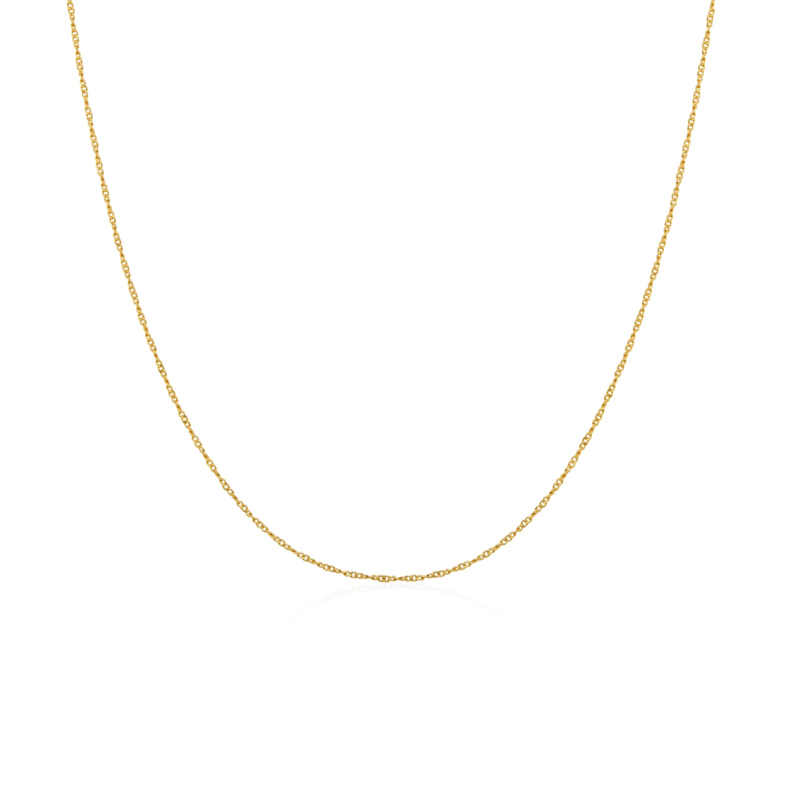 CADENA ENTORCHADA 0 EN ORO 18K - Image 1