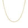 CADENA PRISMA ANCHA EN ORO 18K