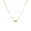 COLLAR BOLITA TRIPLE CADENA LOMO EN ORO 18K