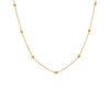 COLLAR BOLITAS PRISMA EN ORO 18K