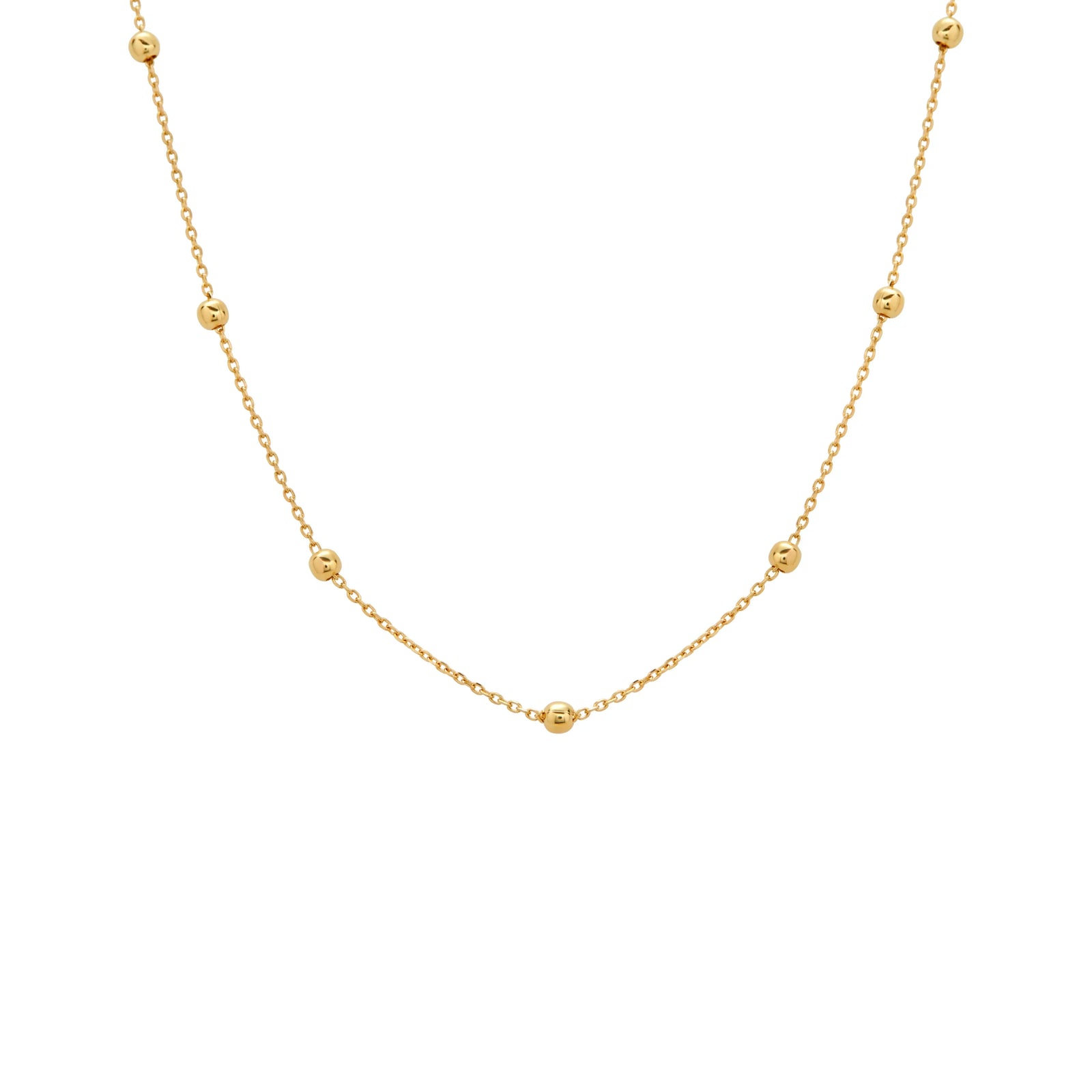 COLLAR BOLITAS PRISMA EN ORO 18K - Image 1