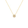 COLLAR DIAMANTES CÍRCULO 0.20CT EN ORO 18K