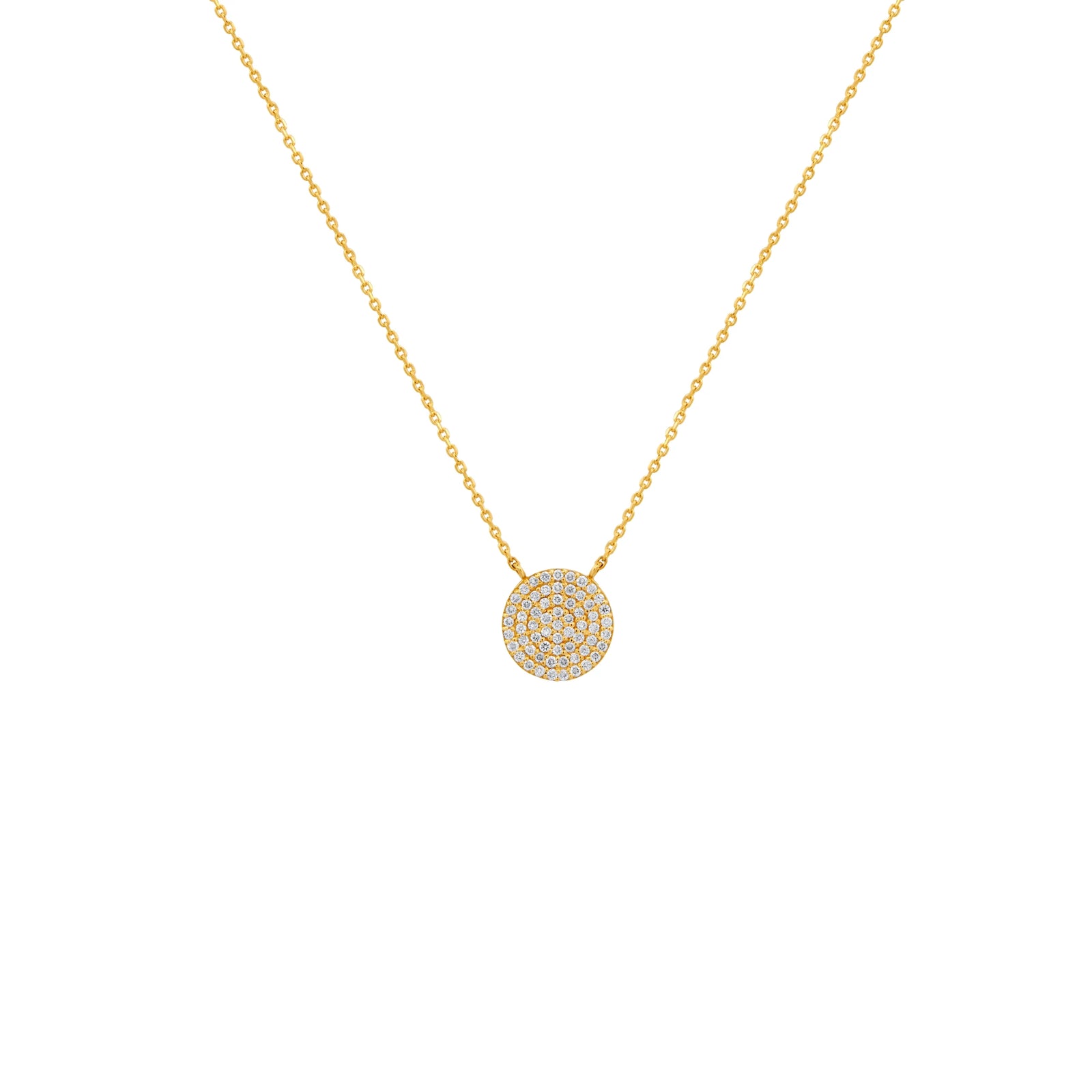 COLLAR DIAMANTES CÍRCULO 0.20CT EN ORO 18K - Image 1