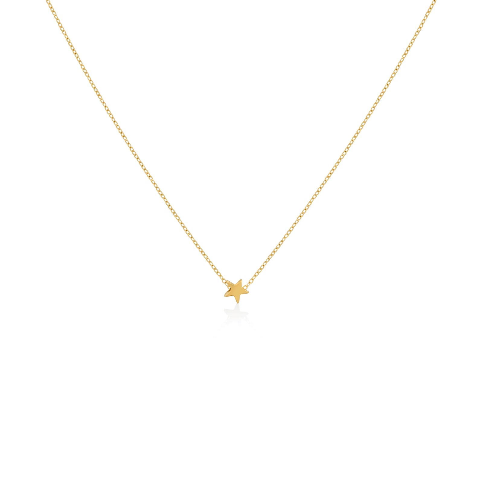 COLLAR ESTRELLA PASANTE EN ORO 18K - Image 1