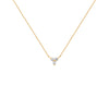 COLLAR DIAMANTES TRIO EN ORO 18K