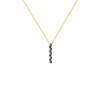 COLLAR ZAFIROS Y DIAMANTES EN ORO 18K