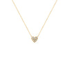 COLLAR CORAZÓN CON DIAMANTES 0.20CT EN ORO 18K