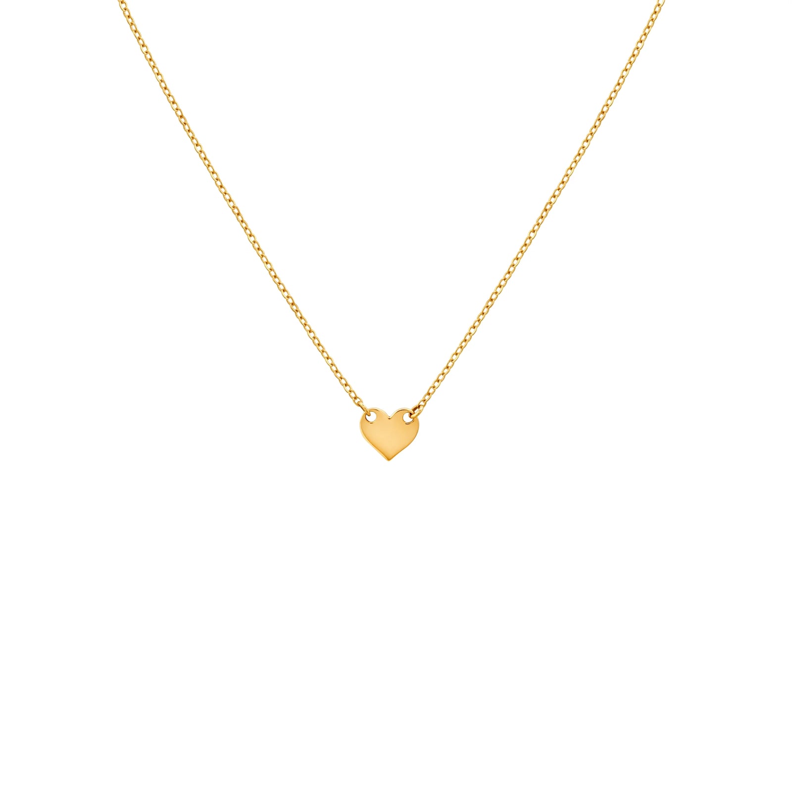 COLLAR CORAZÓN MINI EN ORO 18K - Image 1