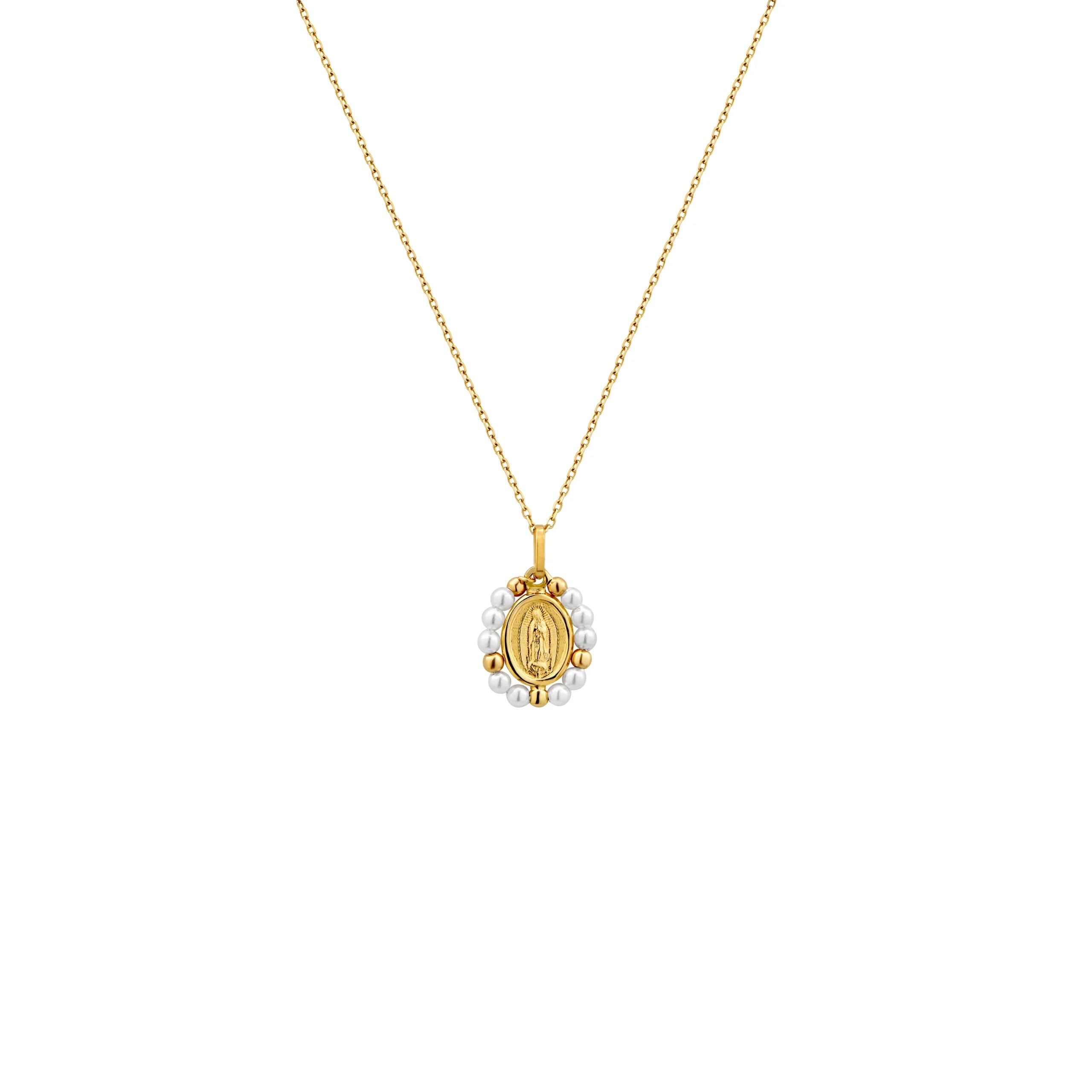 COLLAR VIRGEN DE GUADALUPE EN ORO 14K - Gallery 1