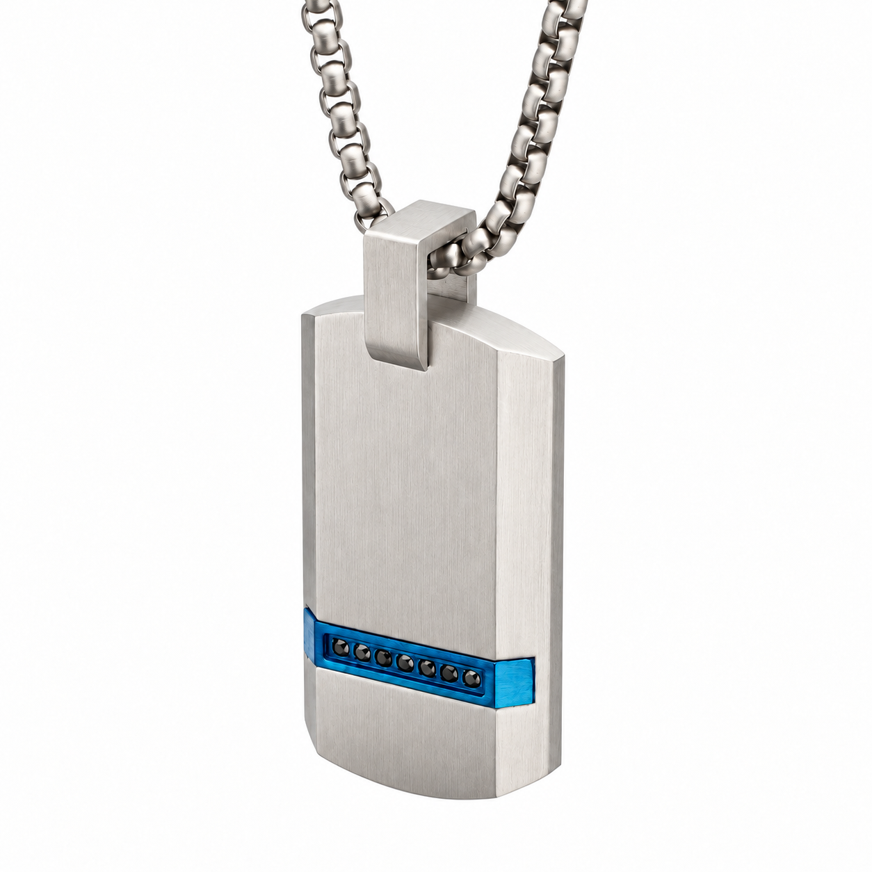 COLLAR PLACA MILITAR DE ACERO INOXIDABLE OCEAN - Gallery 2