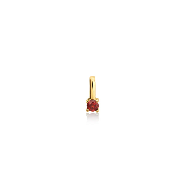 DIJE PIEDRA GRANATE EN ORO 18K - Secondary