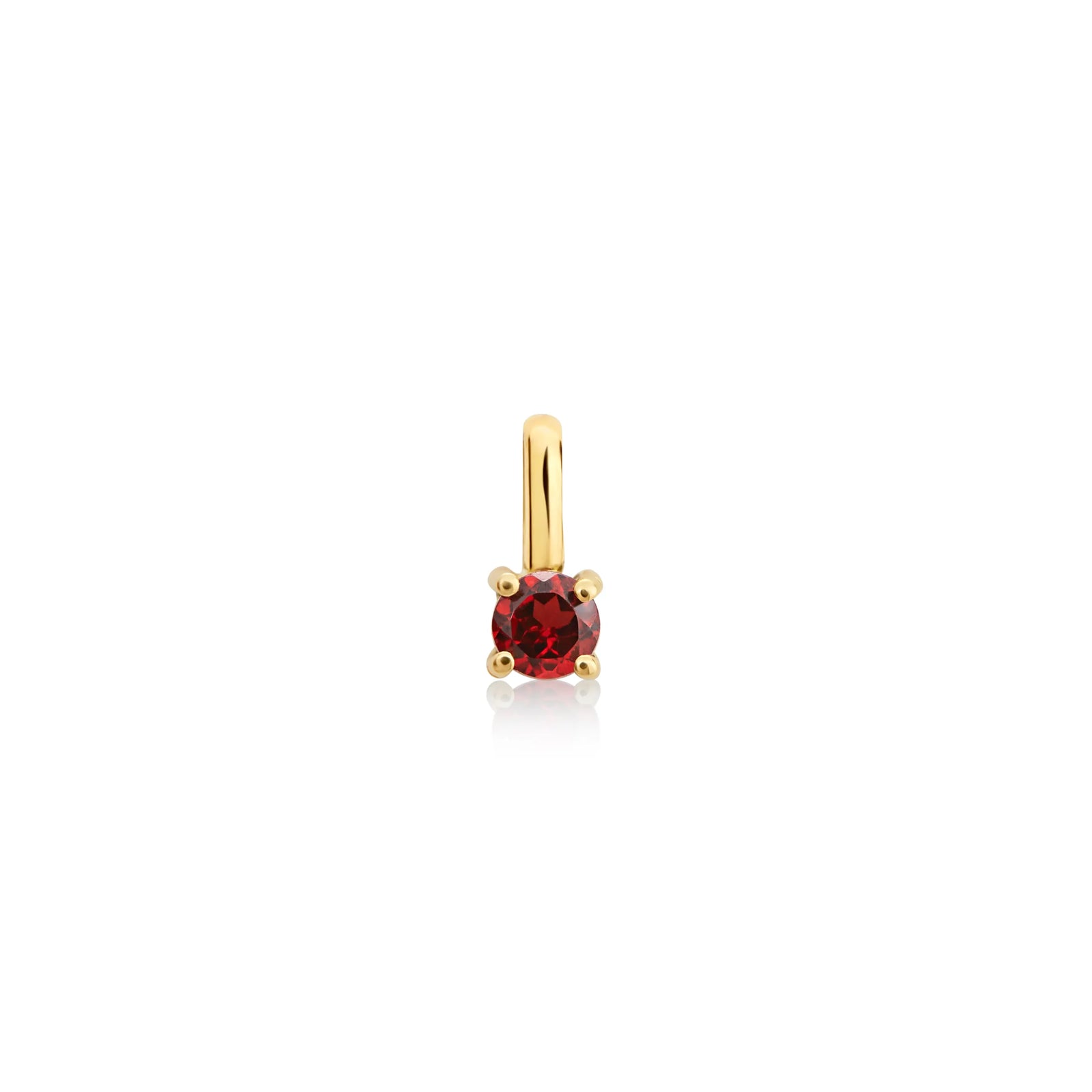 DIJE PIEDRA GRANATE EN ORO 18K - Image 1