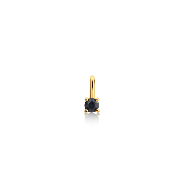 DIJE PIEDRA ZAFIRO EN ORO 18K