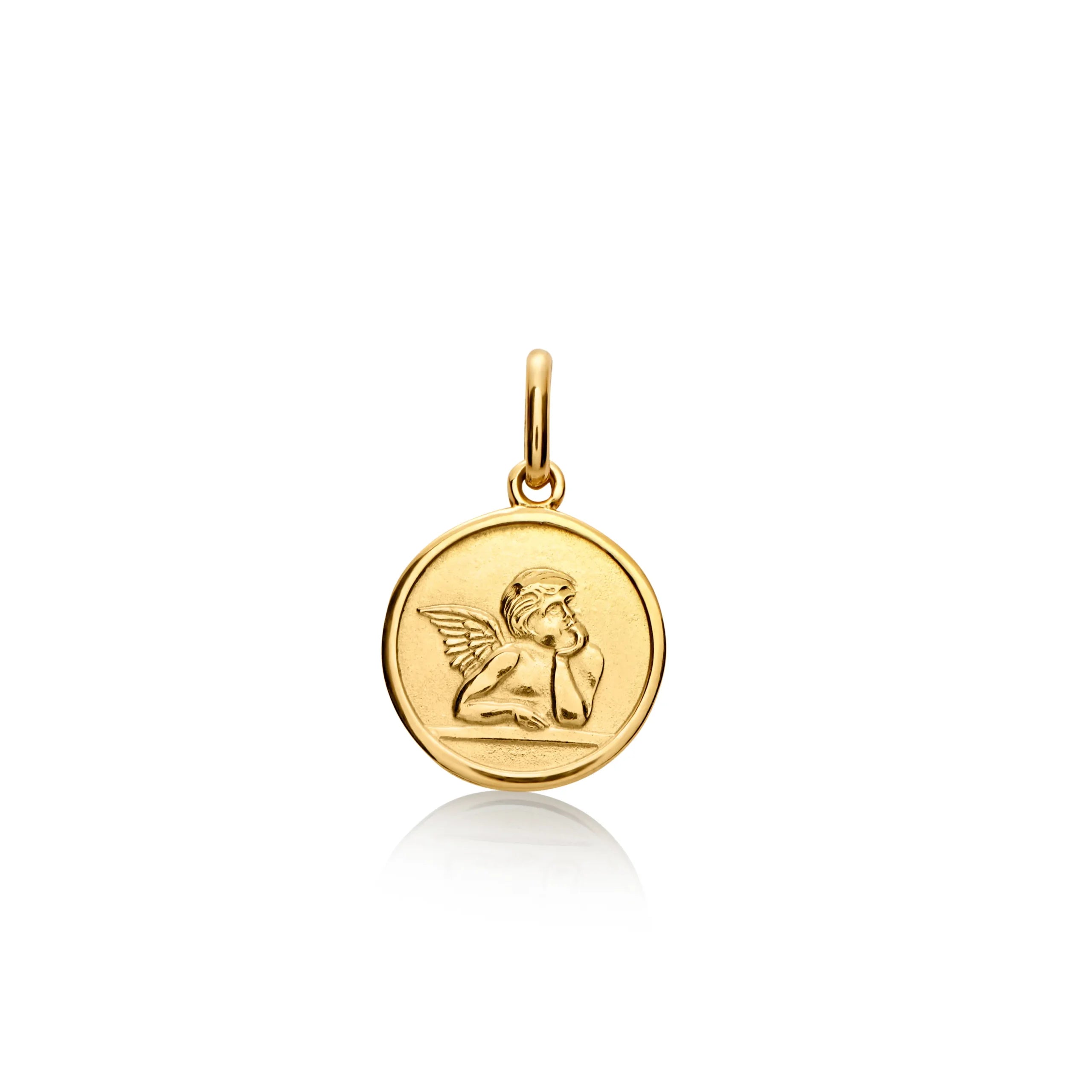 DIJE ÁNGEL DE LA GUARDA EN ORO 18K - Gallery 3