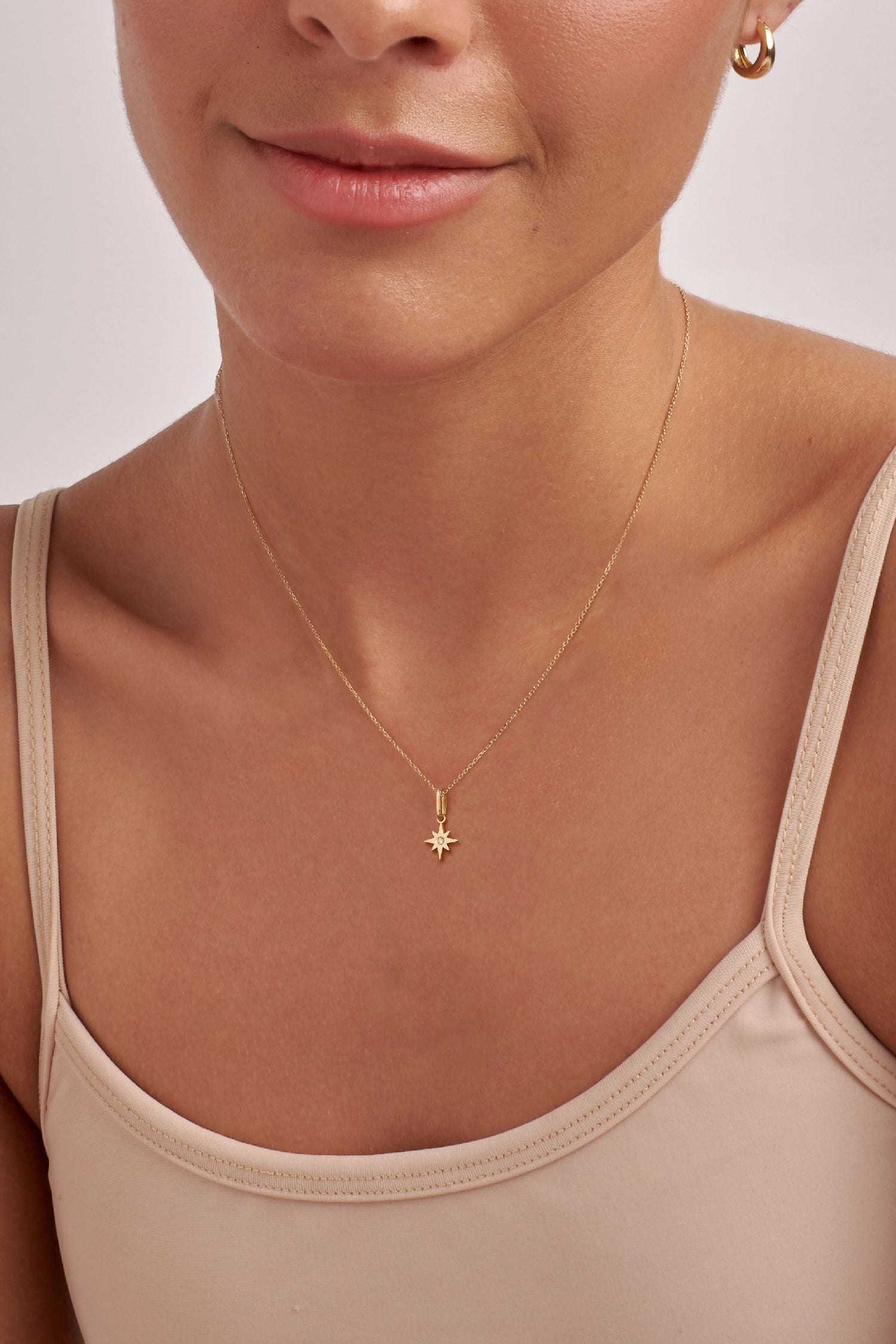 DIJE DESTELLO CON DIAMANTE EN ORO 18K - Gallery 2