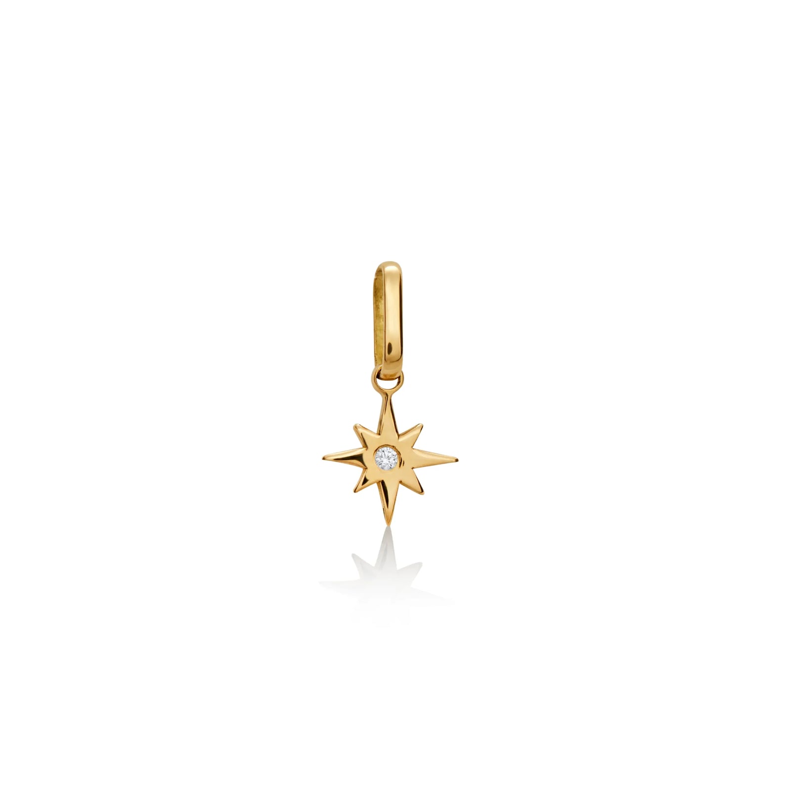 DIJE DESTELLO CON DIAMANTE EN ORO 18K - Image 1
