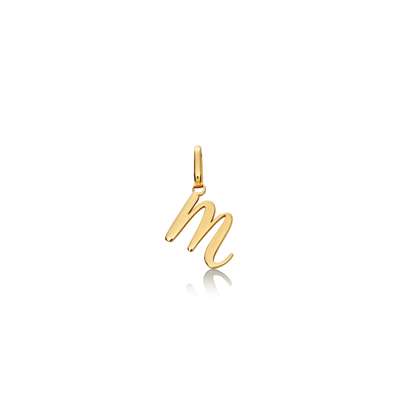 DIJE INICIAL CURSIVA EN ORO 18K - Image 12