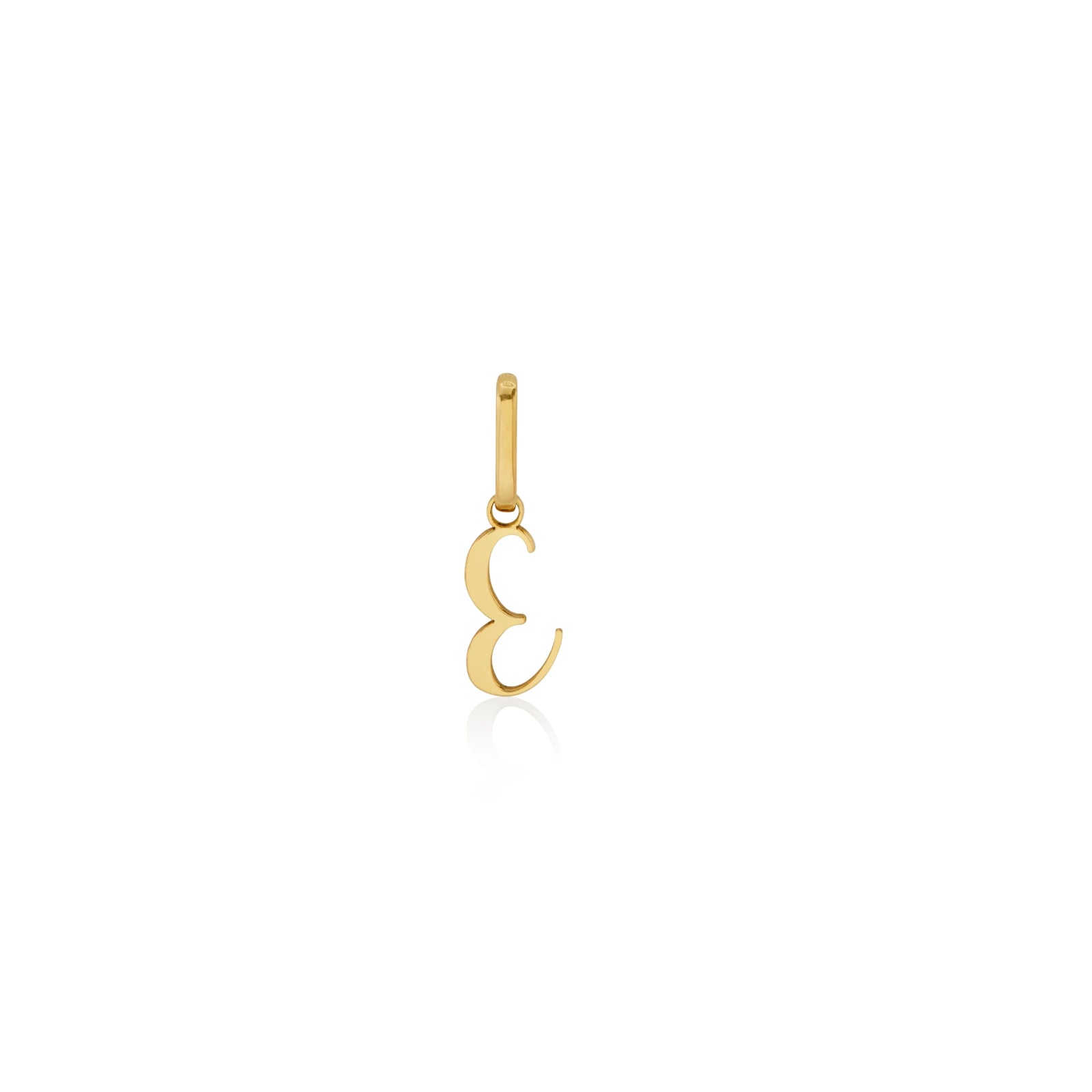 DIJE INICIAL CURSIVA EN ORO 18K - Image 6