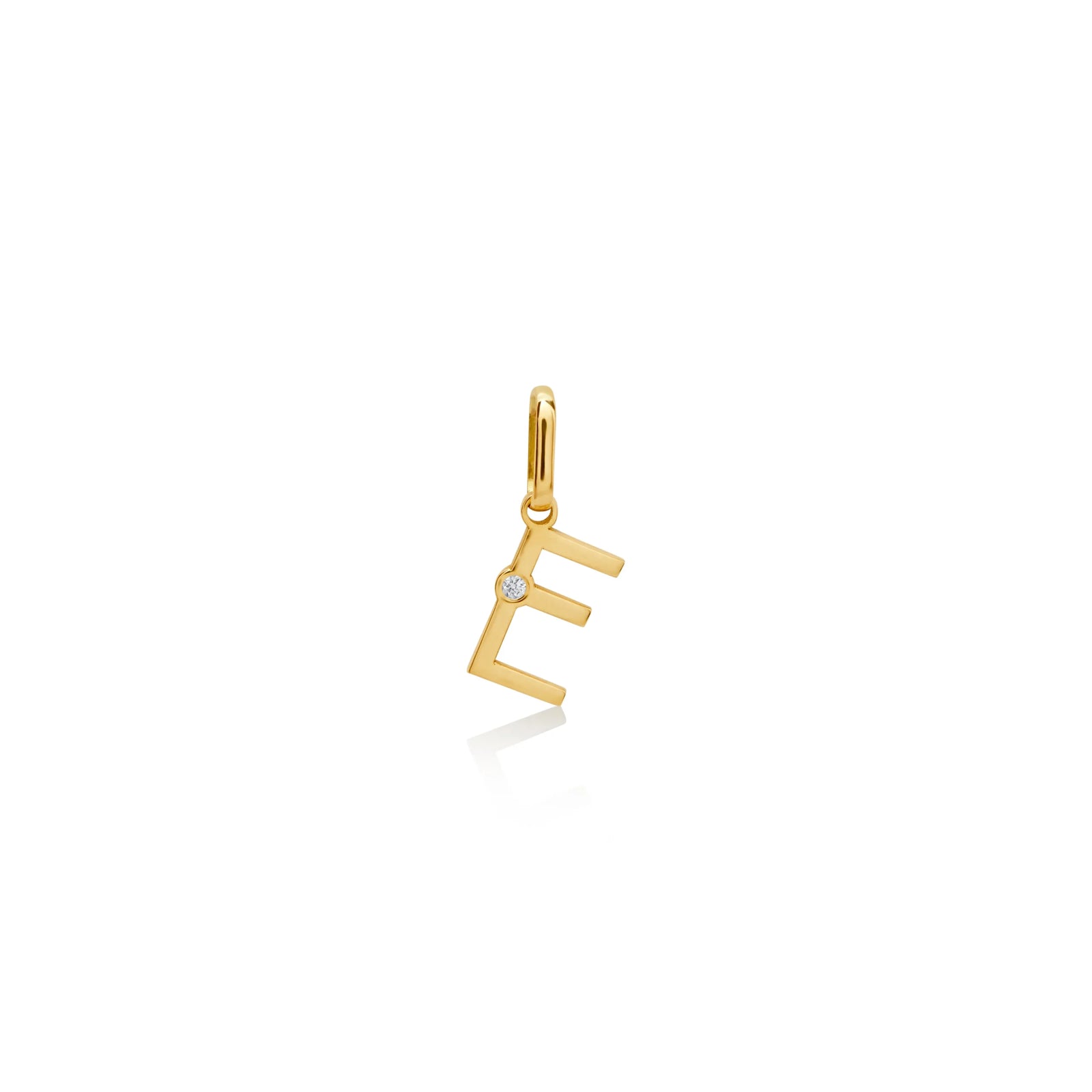 DIJE INICIAL WONDER CON DIAMANTE EN ORO 18K - Image 5