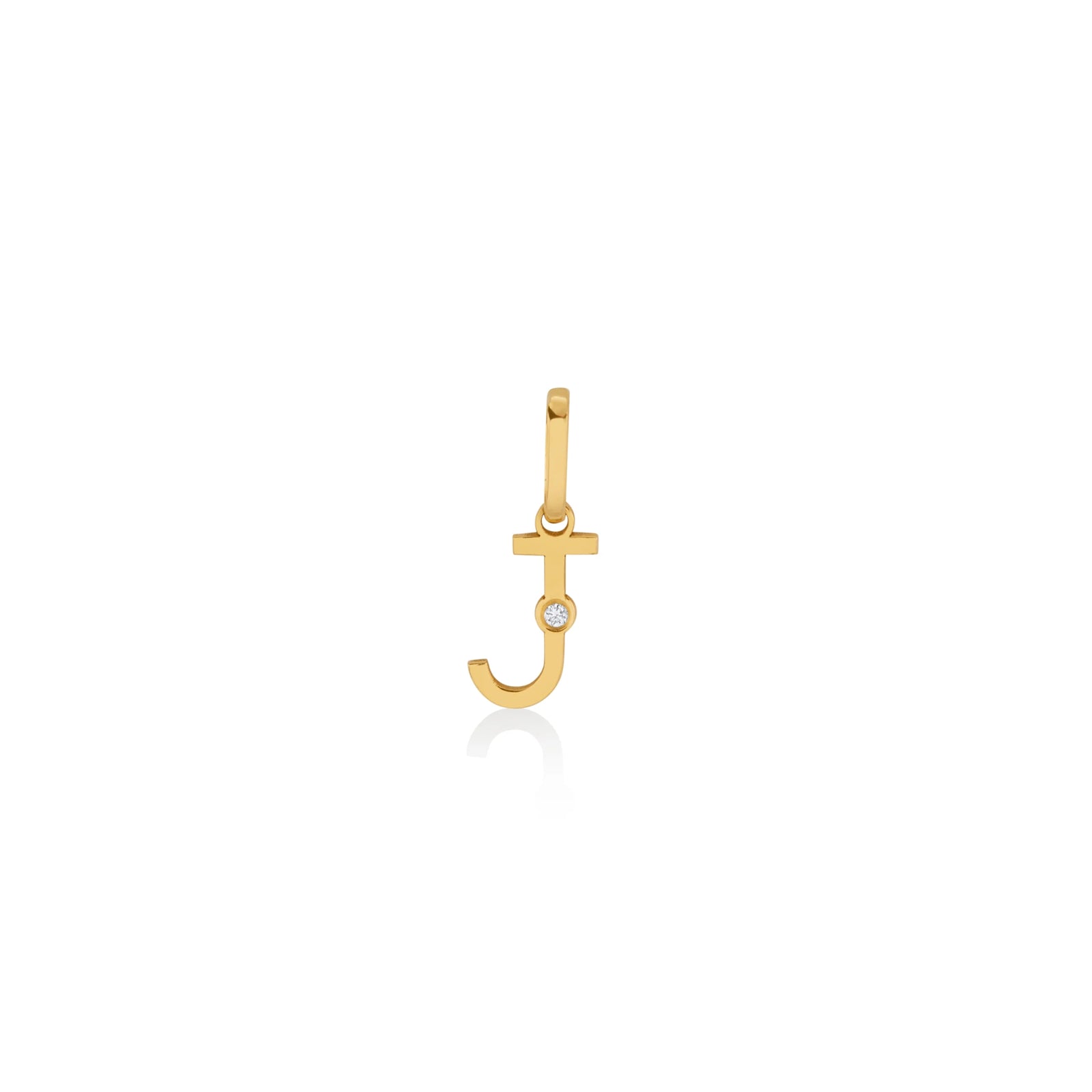DIJE INICIAL WONDER CON DIAMANTE EN ORO 18K - Image 9