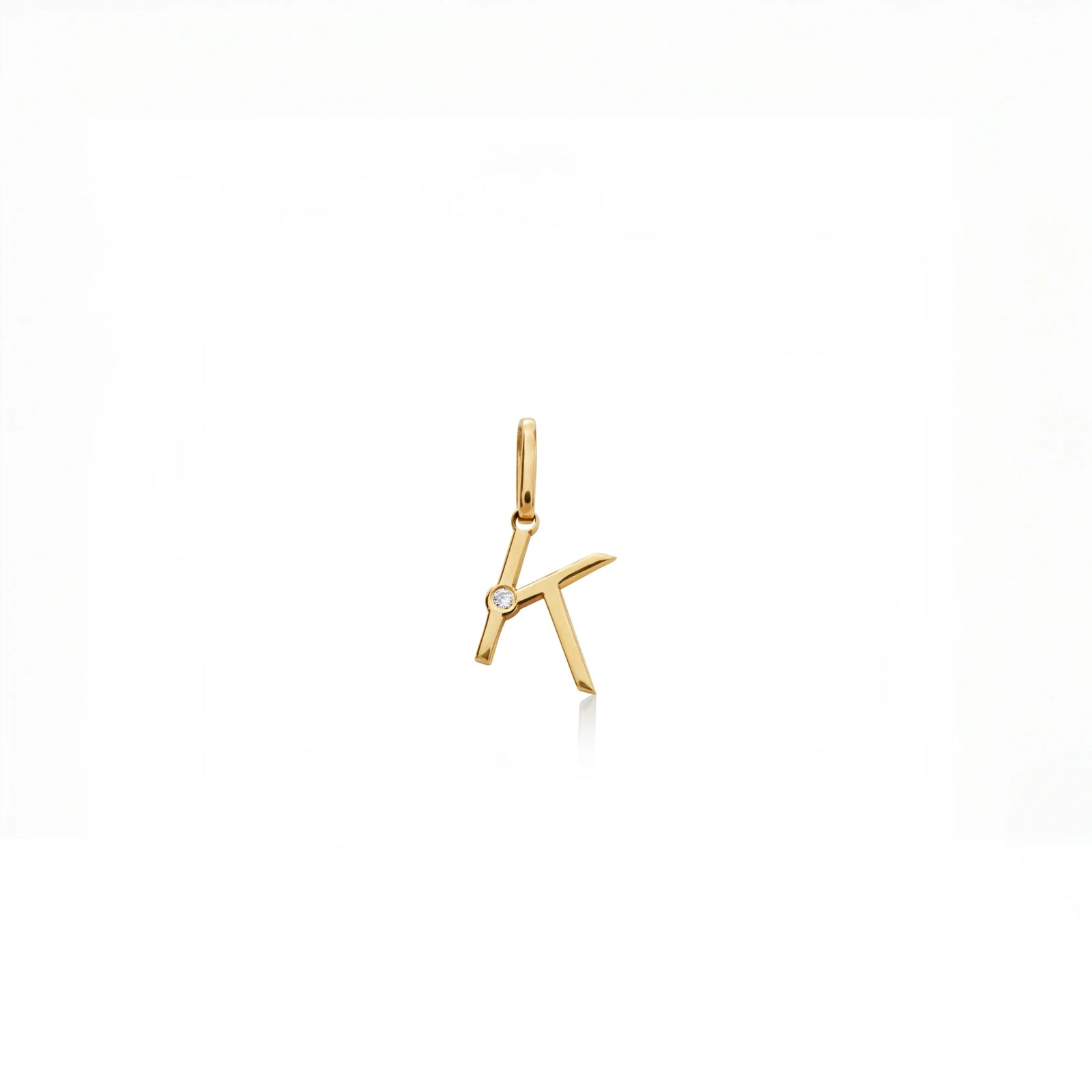 DIJE INICIAL WONDER CON DIAMANTE EN ORO 18K - Image 10
