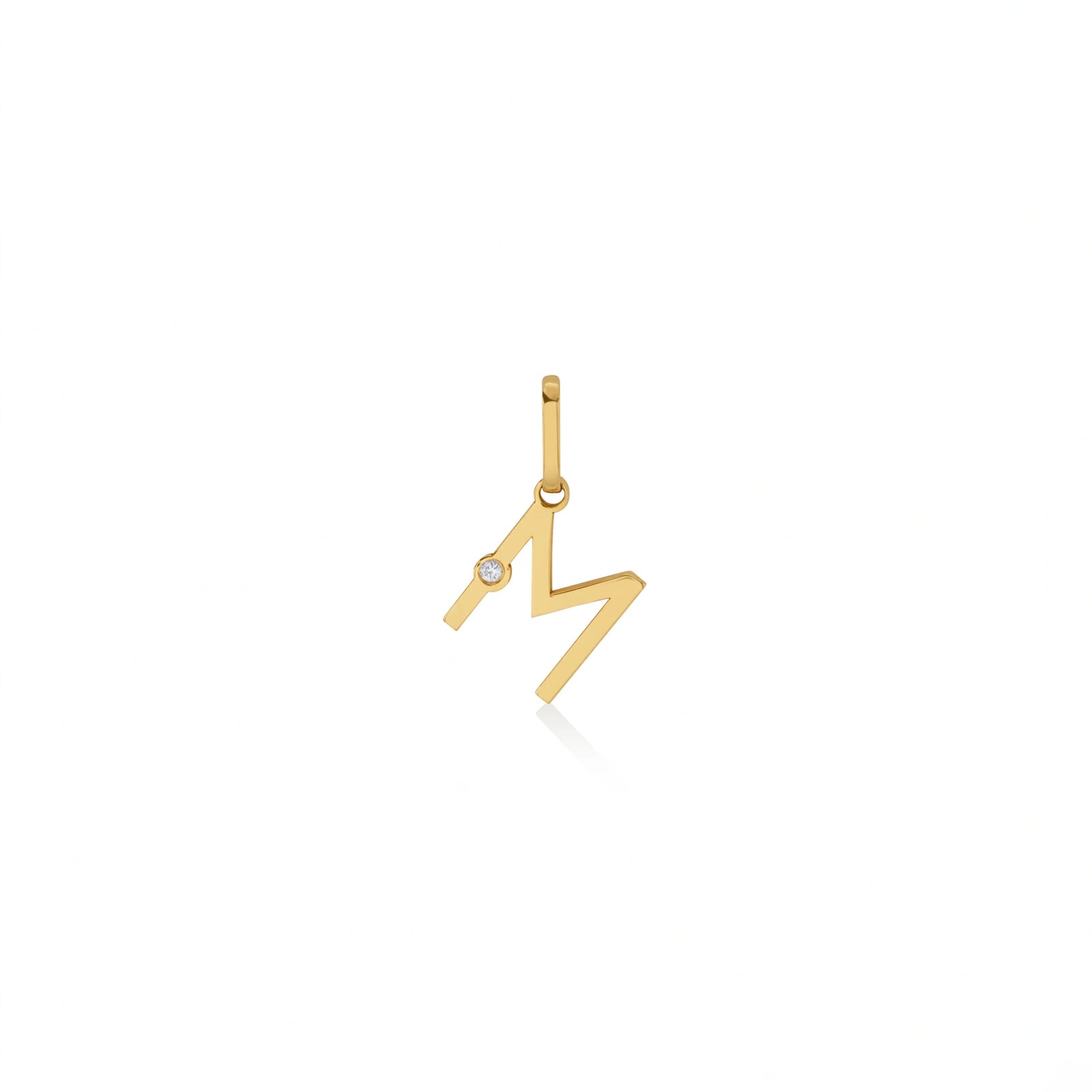 DIJE INICIAL WONDER CON DIAMANTE EN ORO 18K - Image 12