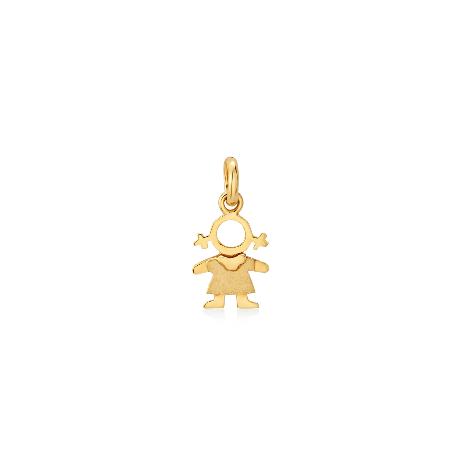 DIJE NIÑA GRANDE EN ORO 18K - Image 1