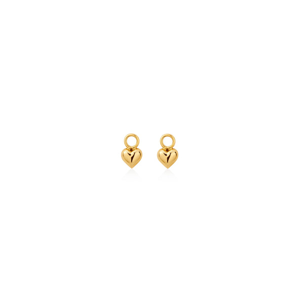 DIJES PARA ARGOLLA CORAZÓN BOMBÉ EN ORO 18K