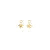 DIJES PARA ARGOLLA ESTRELLA 8 PUNTAS CON DIAMANTE EN ORO 18K