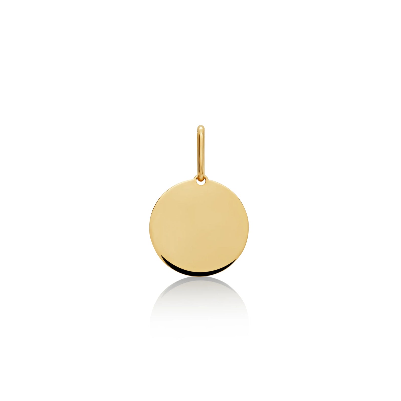 DIJE PLACA LIVIANA EN ORO 18K - Image 1