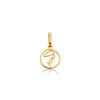 DIJE VIRGEN CALADA EN ORO 18K