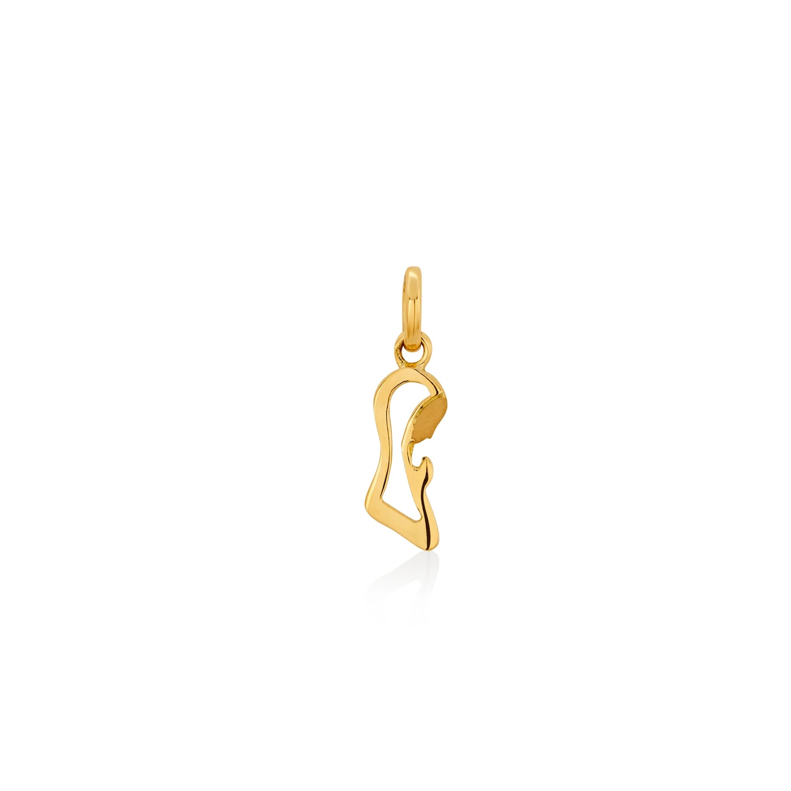 DIJE VIRGEN DE PERFIL EN ORO 18K - Image 1