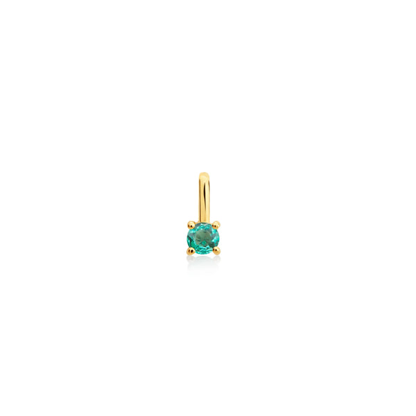DIJE PIEDRA ESMERALDA EN ORO 18K - Secondary