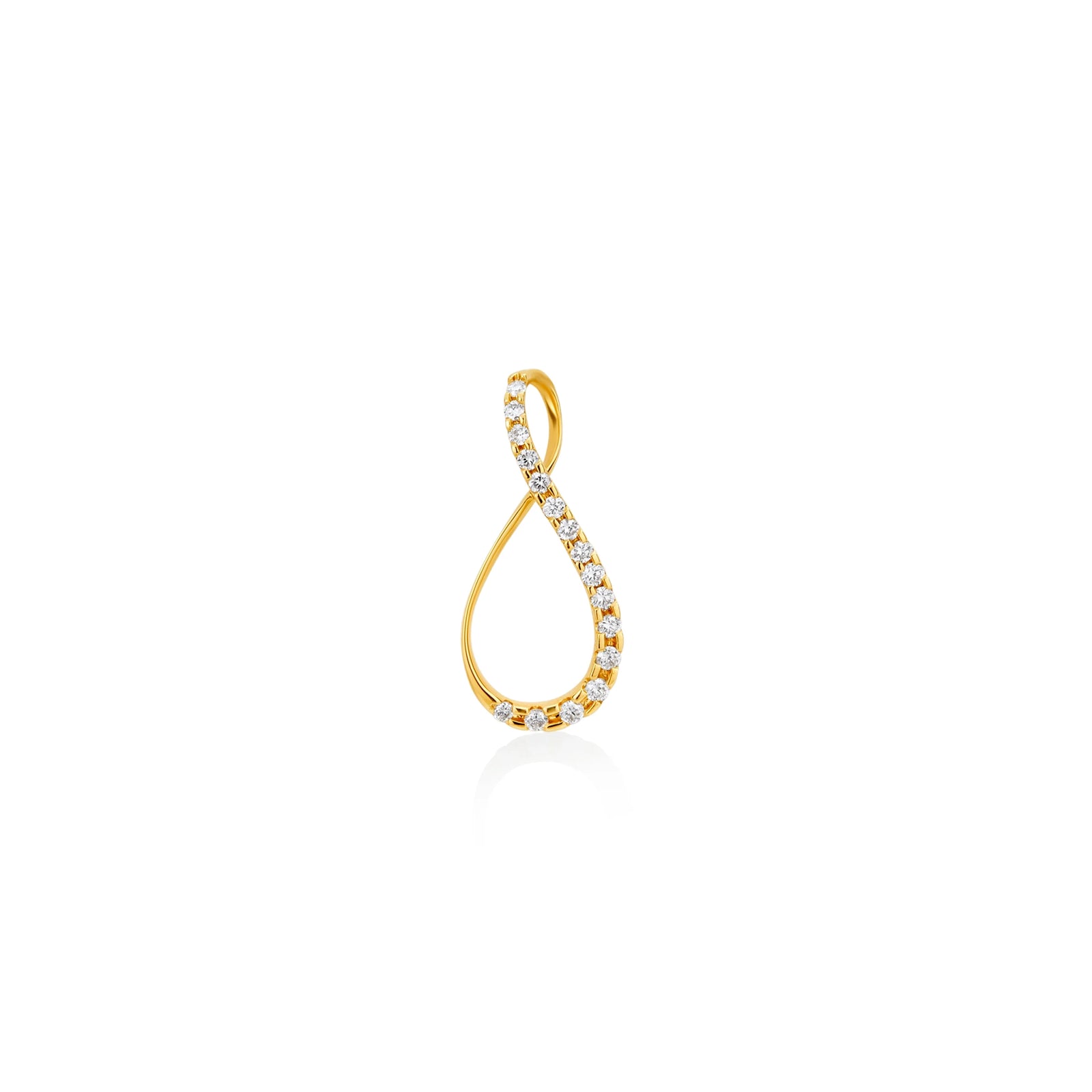 DIJE INFINITO CON DIAMANTES 18K - Image 1