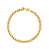 PULSERA BOLAS 4MM EN ORO 18K